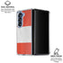 Distressed Austria Flag Galaxy Z Fold6 Clear Case